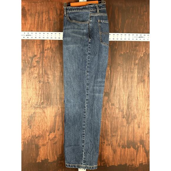 Forge FR Fire Resistant Work Denim Pants‎ Cross Hatch Bootcut Relaxed Fit 36x30 - Picture 6 of 10